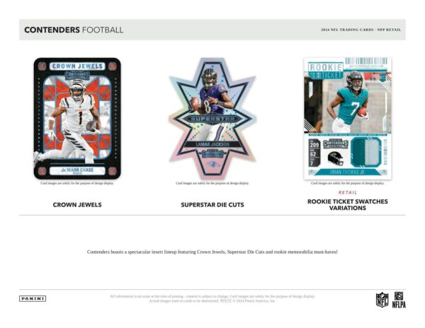 2024 Panini Contenders Football 5-Pack Blaster Box - Image 5