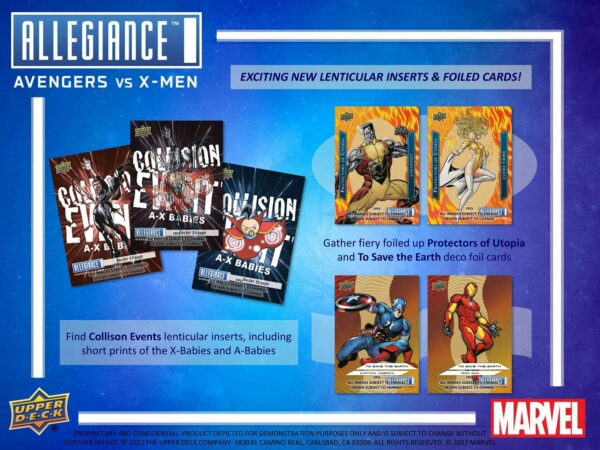 Marvel Allegiance: Avengers VS X-Men Hobby Box (Upper Deck 2023) - Image 6