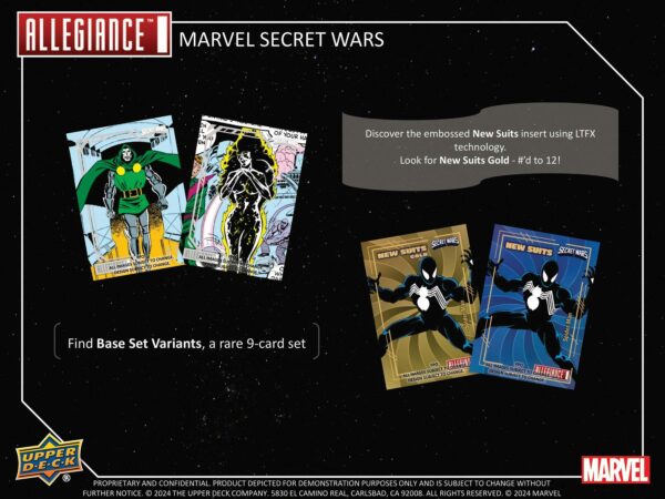 Marvel Allegiance Secret Wars 1984 Trading Cards Hobby Box (Upper Deck 2024) - Image 7