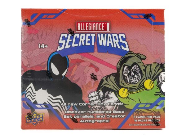 Marvel Allegiance Secret Wars 1984 Trading Cards Hobby Box (Upper Deck 2024)