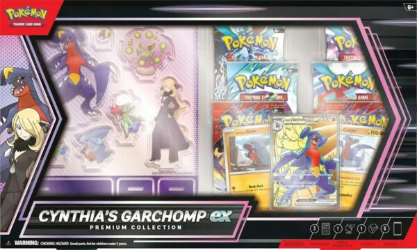 Pokemon Cynthia's Garchomp ex Premium Collection Box - Image 3
