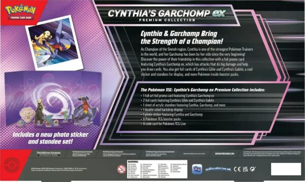 Pokemon Cynthia's Garchomp ex Premium Collection Box - Image 4