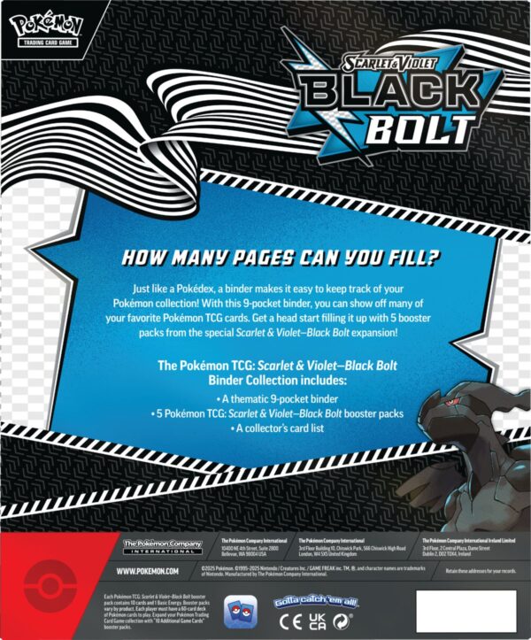 Pokémon TCG: Black Bolt - Binder Collection - Image 3