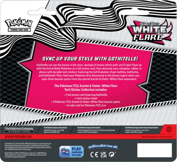 Pokémon TCG: White Flare - Tech Sticker Collection - Image 2