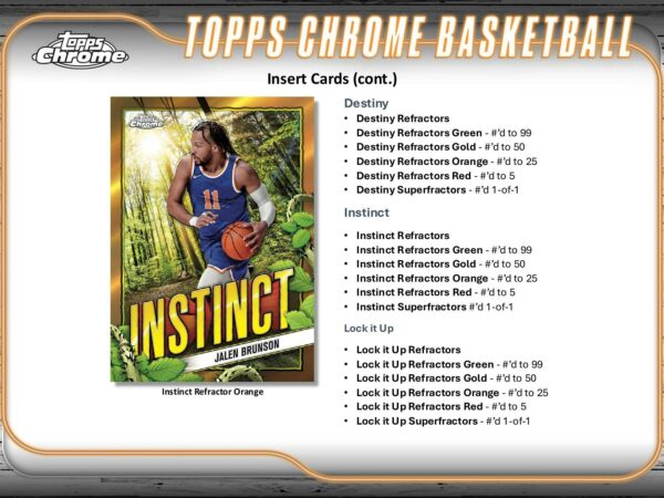 2024/25 Topps Chrome Basketball Hobby Box - Image 6