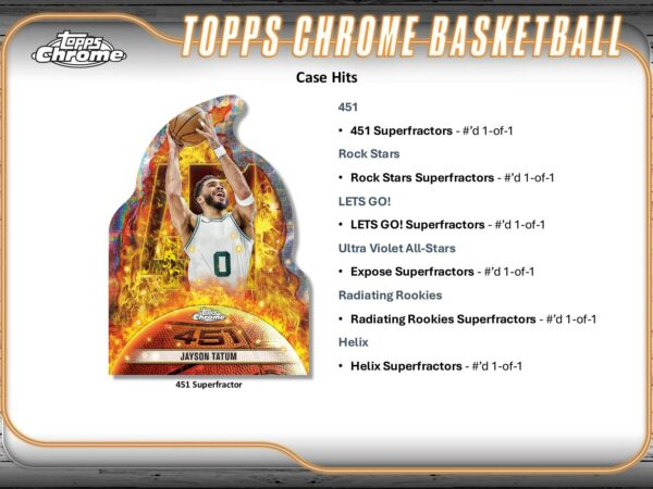 2024/25 Topps Chrome Basketball Hobby Box - Image 7