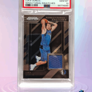 2018 Panini Prizm Luka Doncic Sensational Swatches PSA 10