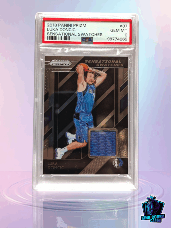 2018 Panini Prizm Luka Doncic Sensational Swatches PSA 10