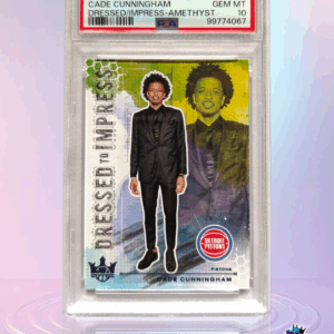 2021 Court Kings Cade Cunningham Dressed to Impress Amethyst /99 PSA 10