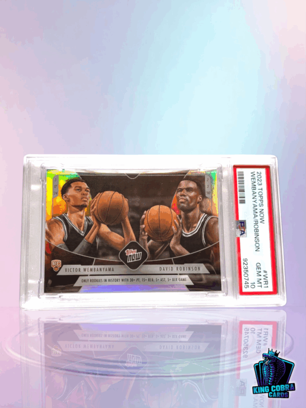 2023 Topps Now Wembanyama/Robinson /99 PSA 10