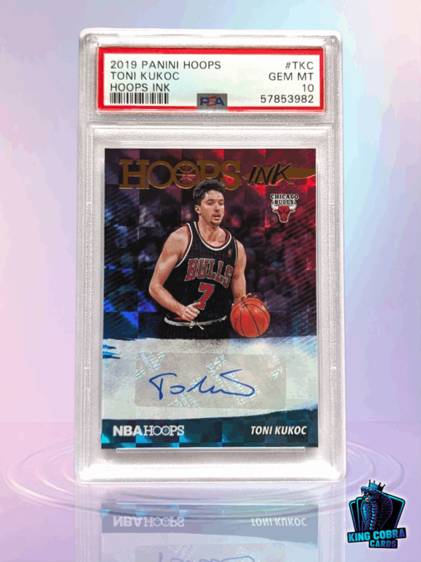 2019 Panini Hoops Toni Kukoc Hoops Ink PSA 10
