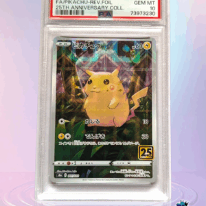 2021 Pokemon JPN. Pikachu Rev.Foil 25th Anniversary Coll. PSA 10