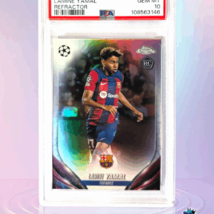 2023-24 Topps Chrome UCC Lamine Yamal Refractor PSA 10