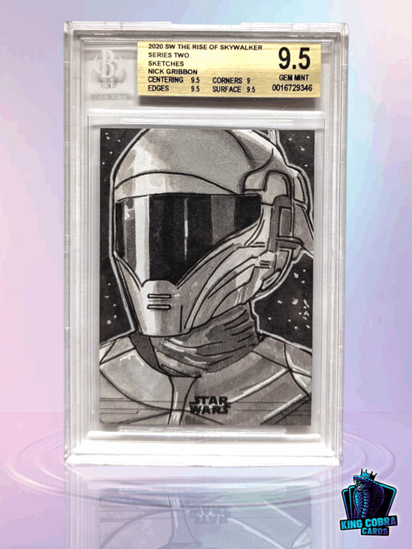 2020 Star Wars The Rise Of The Skywalker Series Two Nick Gribbon Sketch Card BGS 9.5