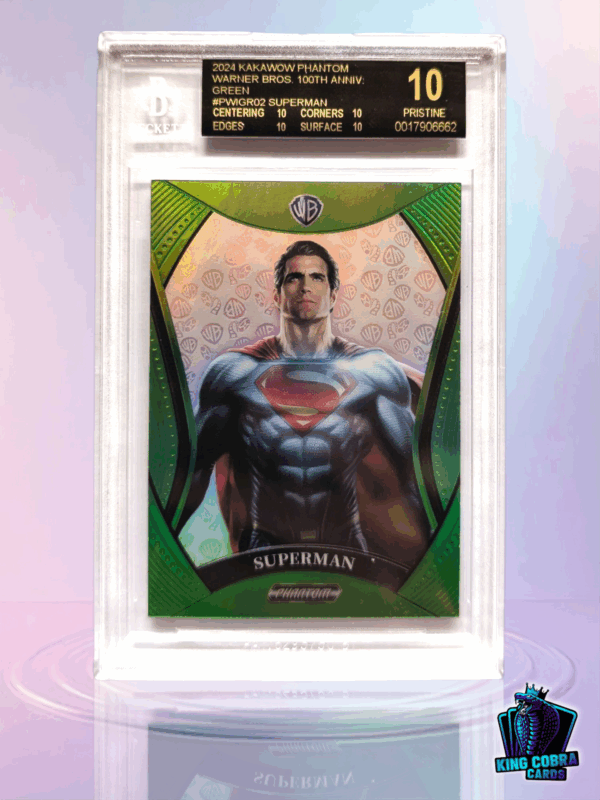 2024 Kakawow Phantom Warner Bros 100th Anniversary Superman Green /20 BGS 10