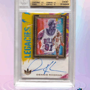 2019-20 Court Kings Legacies Signatures Dennis Rodman /49 BGS 9.5