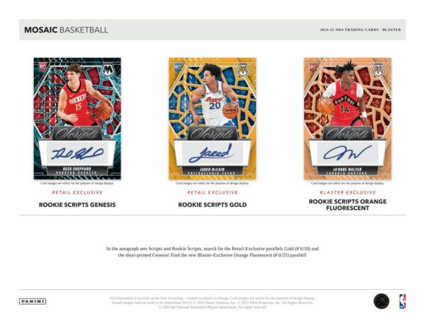 2024/25 Panini Mosaic Basketball 6-Pack Blaster Box - Image 5