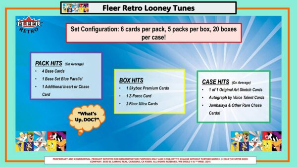 Fleer Retro Looney Tunes 5-Pack Blaster Box (Upper Deck 2024) - Image 4