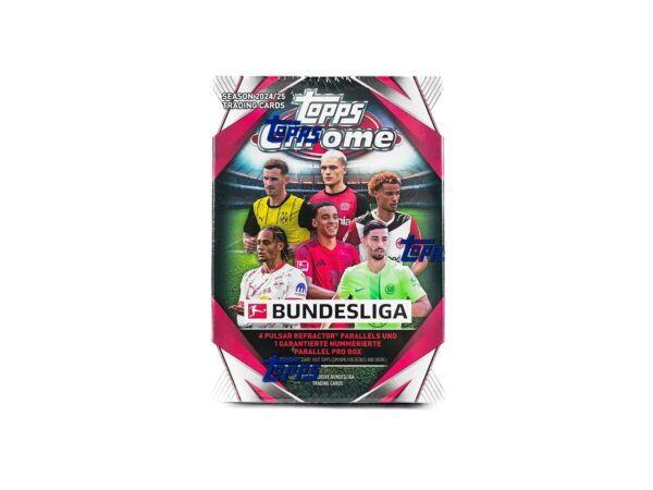 2024/25 Topps Chrome Bundesliga Soccer 7-Pack Blaster Box