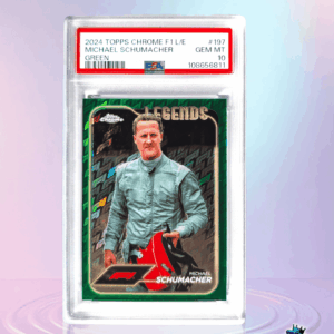 2024 Topps Chrome F1 Logofractor Michael Schumacher Green /99 PSA 10