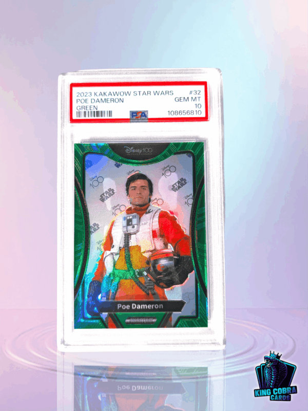 2023 Kakawow Star Wars Poe Dameron Green /20 PSA 10