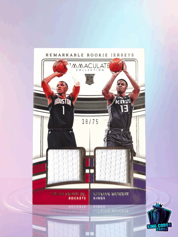 2022-23 Immaculate - Jabari Smith Jr. / Keegan Murray Remarkable Rookie Jersey RC /75