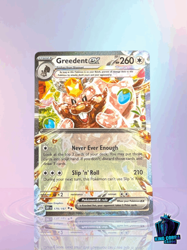 Greedent ex 179/197 Obsidian Flames