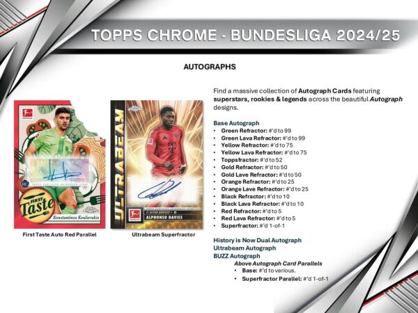 2024/25 Topps Chrome Bundesliga Soccer 7-Pack Blaster Box - Image 8