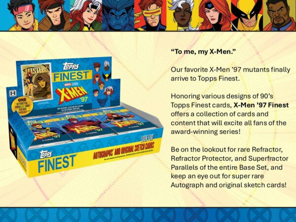 X-Men '97 Finest Hobby Box (Topps 2025) - Image 4