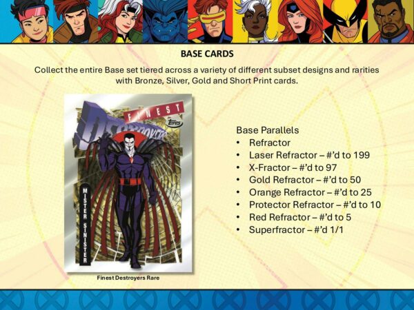 X-Men '97 Finest Hobby Box (Topps 2025) - Image 5