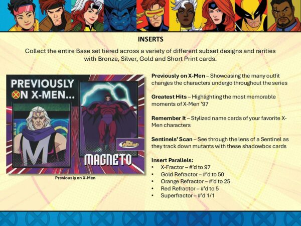 X-Men '97 Finest Hobby Box (Topps 2025) - Image 6