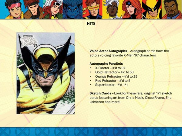 X-Men '97 Finest Hobby Box (Topps 2025) - Image 8