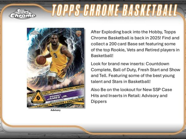 2024/25 Topps Chrome Basketball 8-Pack Blaster Box - Image 9