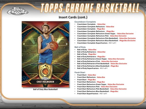 2024/25 Topps Chrome Basketball 8-Pack Blaster Box - Image 6