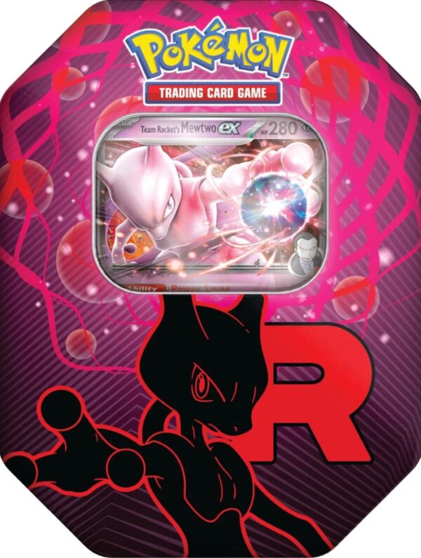 Pokemon - Scarlet & Violet - Team Rocket Tin - Team Rocket's Mewtwo ex