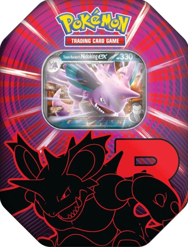 Pokemon - Scarlet & Violet - Team Rocket Tin - Team Rocket's Nidoking ex