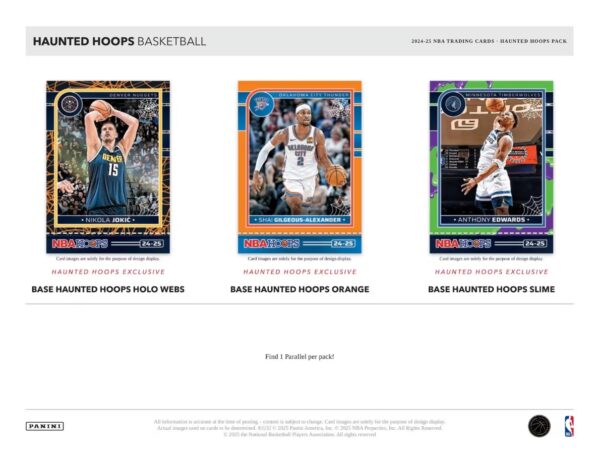 2024/25 Panini Haunted Hoops Halloween Basketball Pack - Image 3