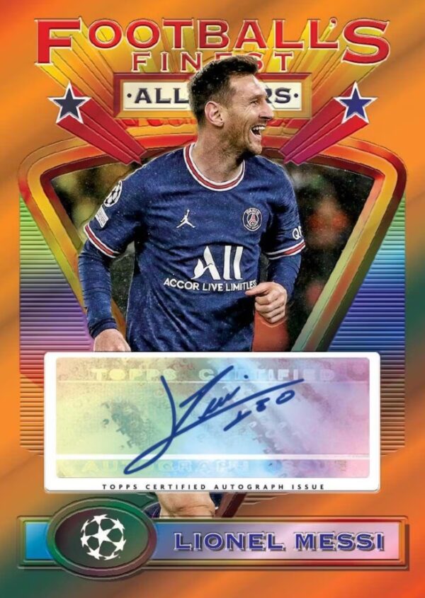 2021/22 Topps UEFA Champions League Finest Flashbacks Soccer Hobby Box - Image 4