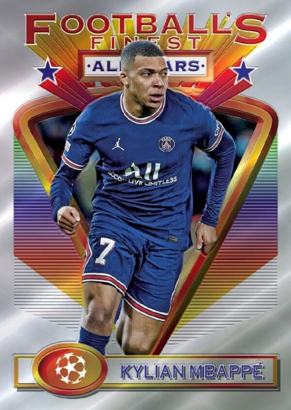 2021/22 Topps UEFA Champions League Finest Flashbacks Soccer Hobby Box - Image 8
