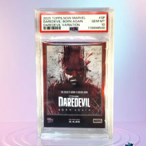 2025 Topps Now Marvel Daredevil : Born Again Daredevil Variation PSA 10