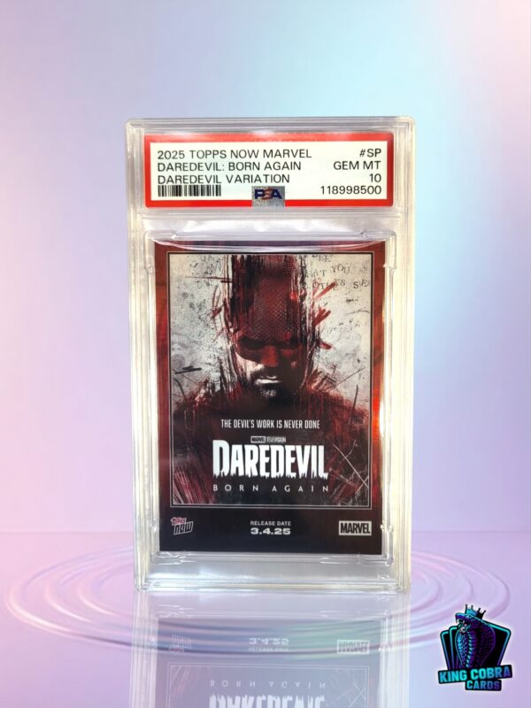 2025 Topps Now Marvel Daredevil : Born Again Daredevil Variation PSA 10