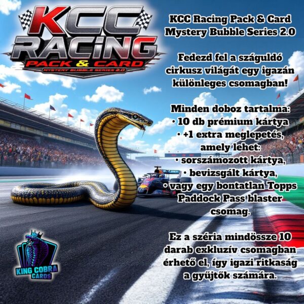 KCC Racing Pack & Card Mystery Bubble Series 2.0