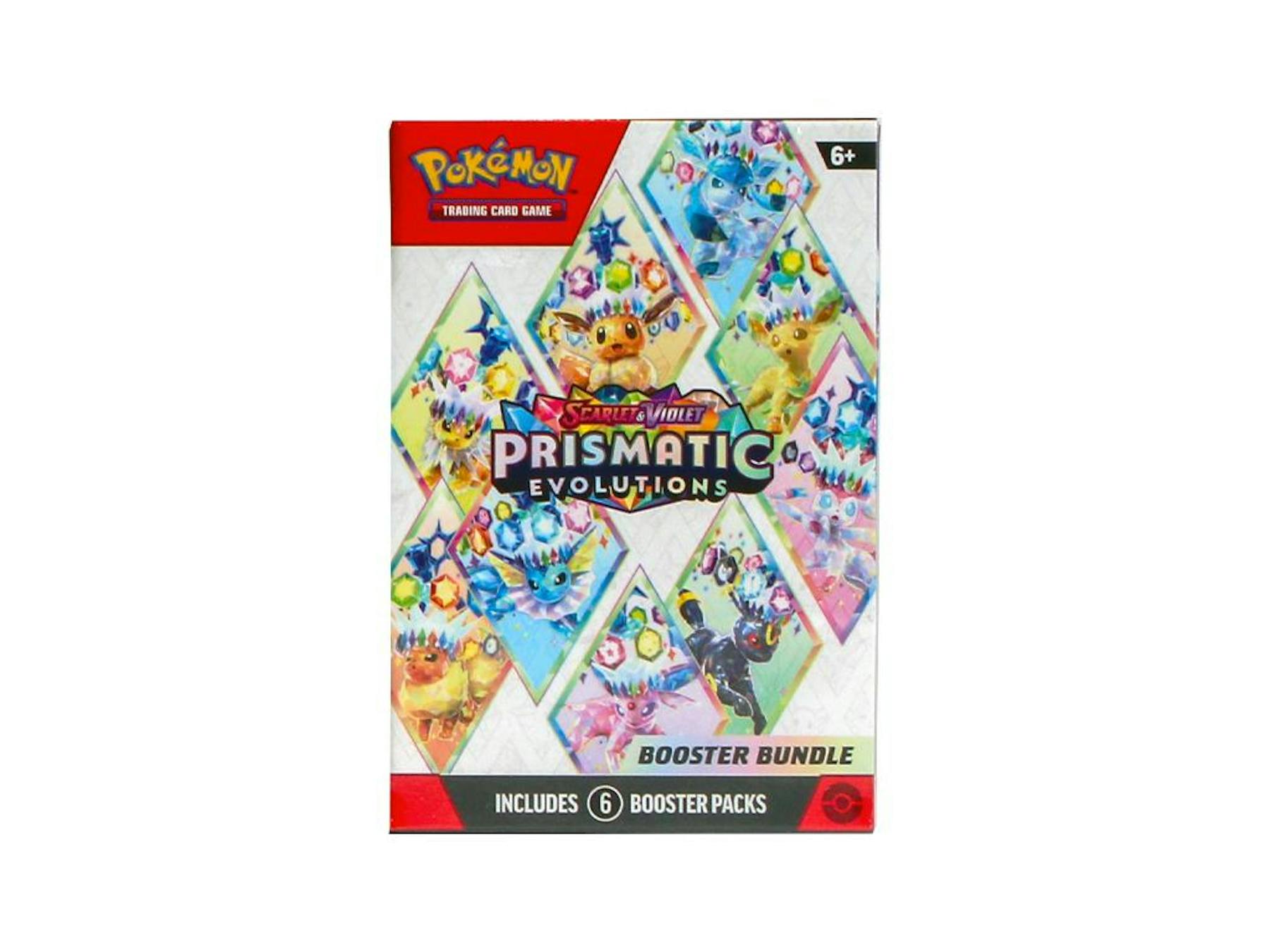 Pokemon Scarlet & Violet: Prismatic Evolutions 6-Pack Booster Bundle