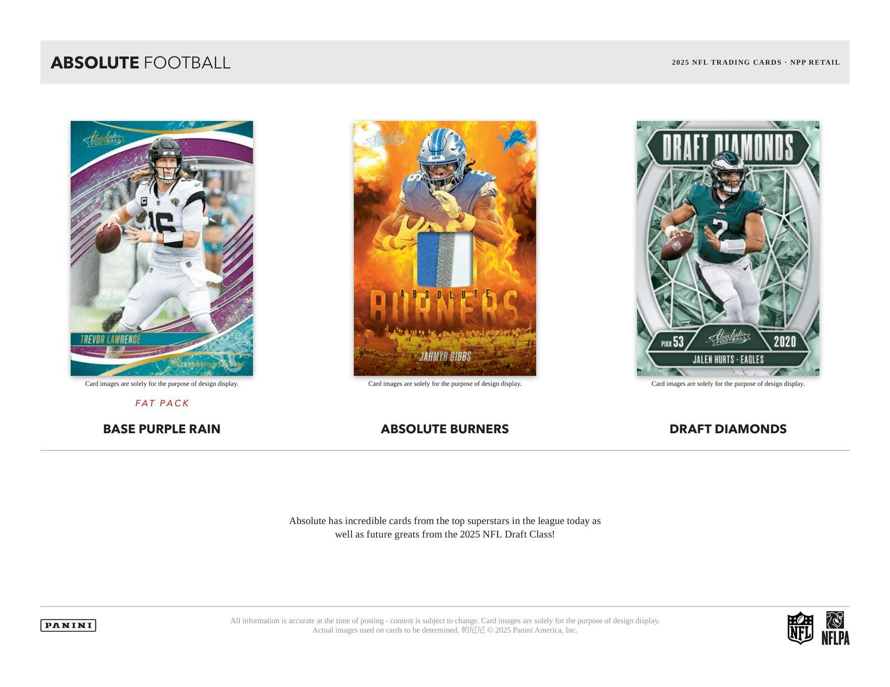 2025 Panini Absolute Football Blaster Box - Image 6