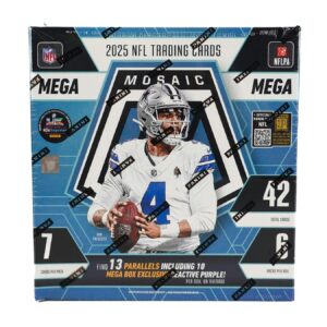2025 Panini Mosaic Football Mega Box (Reactive Purple Parallels!)