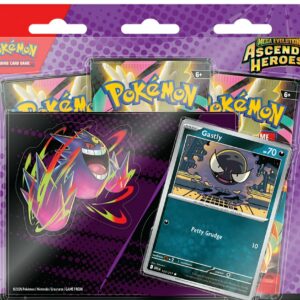 Pokemon Mega Evolution Ascended Heroes Tech Sticker Collection Gastly