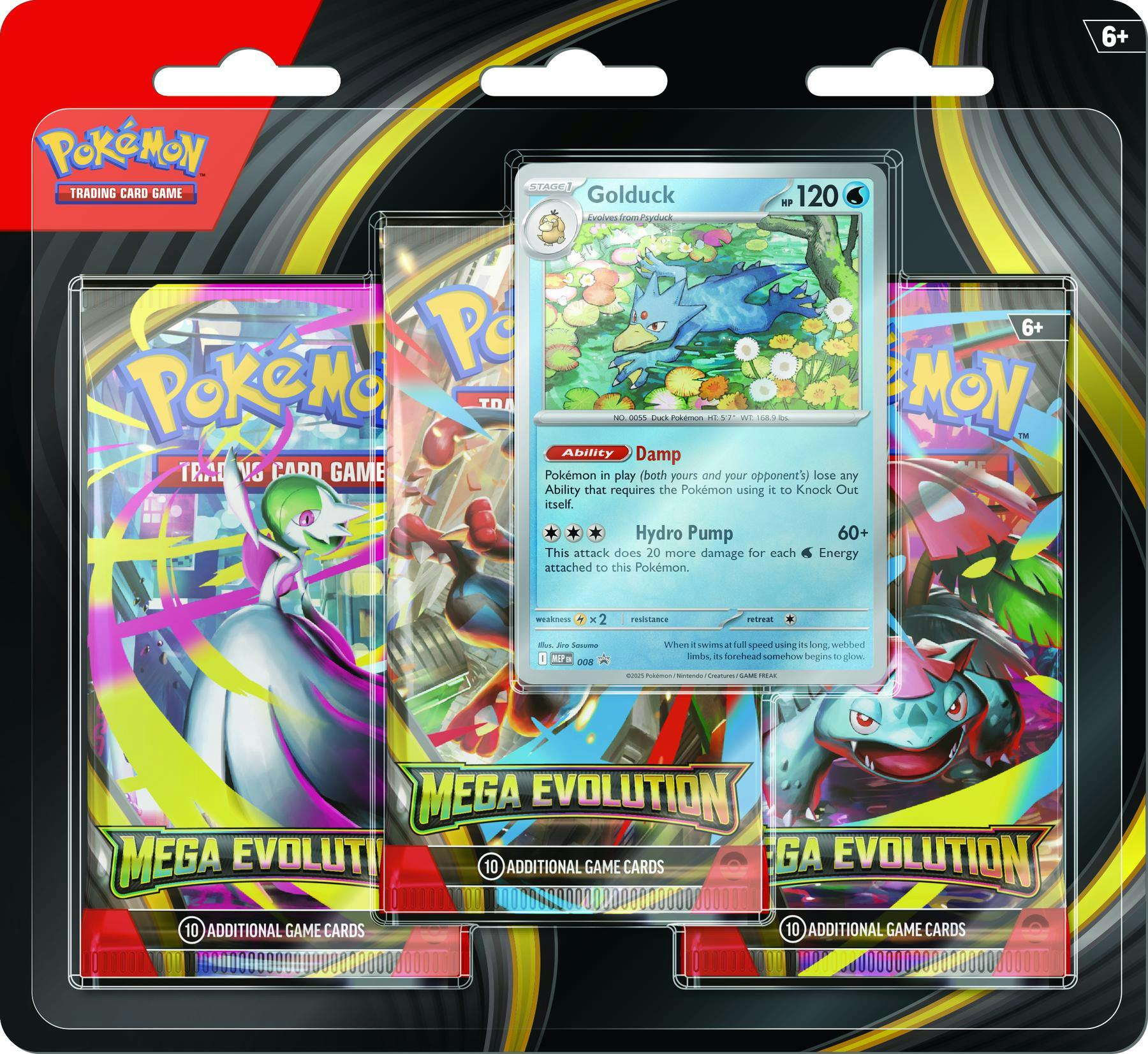 Pokemon Mega Evolution 3-Pack Blister