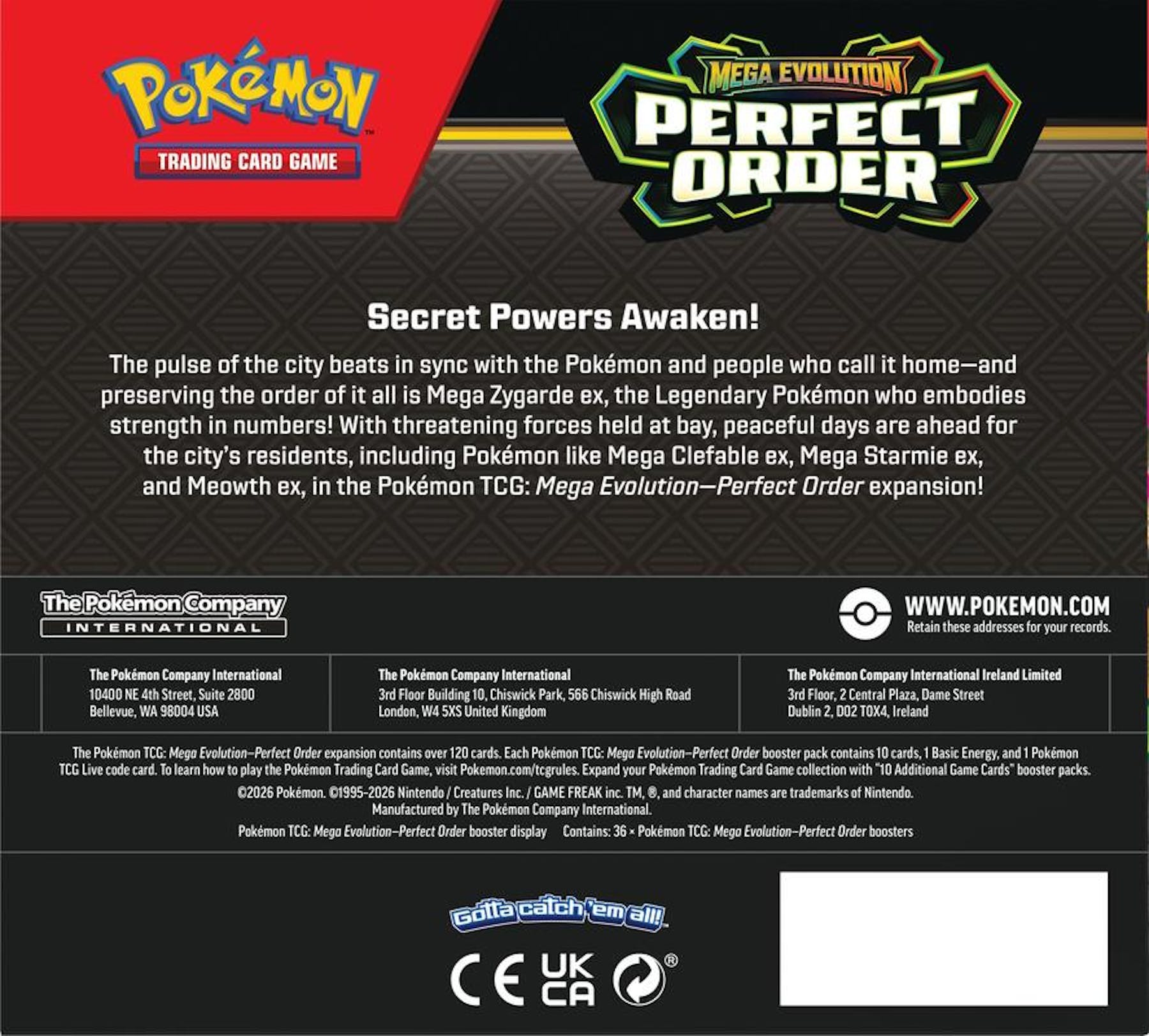 Pokemon Mega Evolution: Perfect Order Booster Box - Image 3