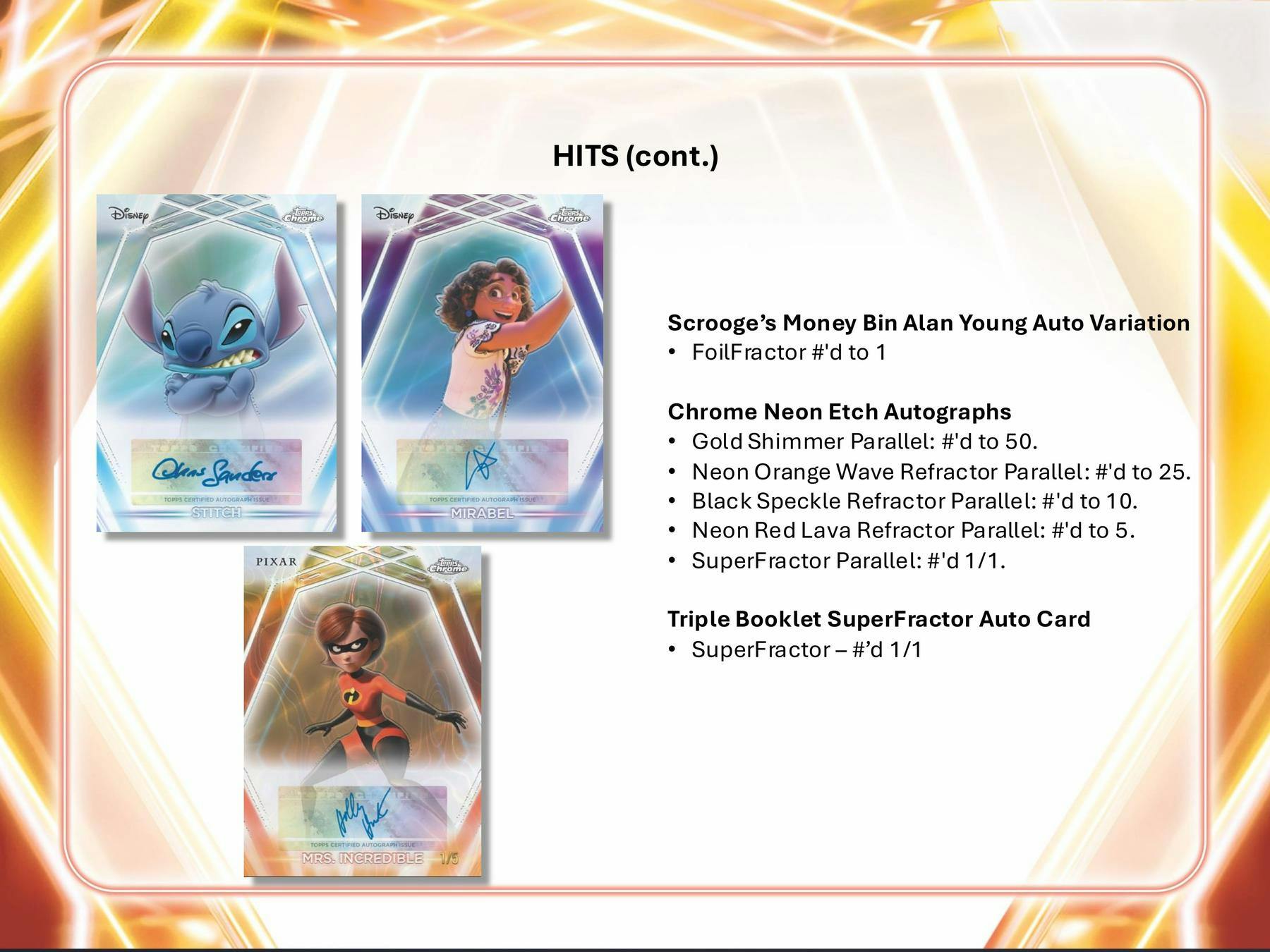 2026 Topps Disney Neon Mega Box - Image 15