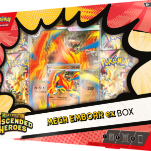 Pokemon Mega Evolution: Ascended Heroes Mega Emboar ex Box